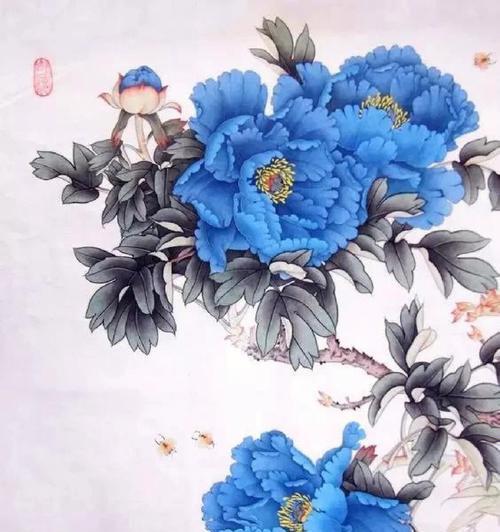蓝色牡丹花（探寻蓝色牡丹花的文化内涵与美学价值）