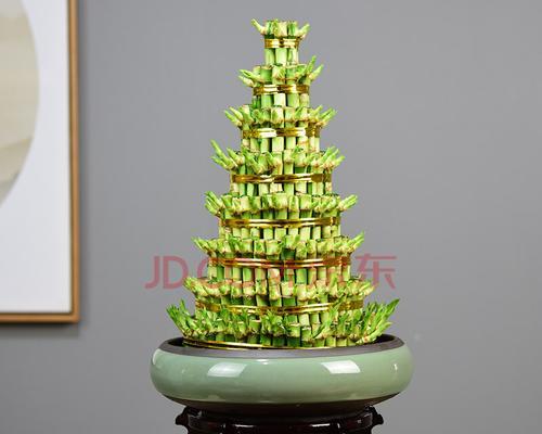 富贵竹塔之福禄寿喜——吉祥寓意尽显（以富贵竹塔几层寓意好）
