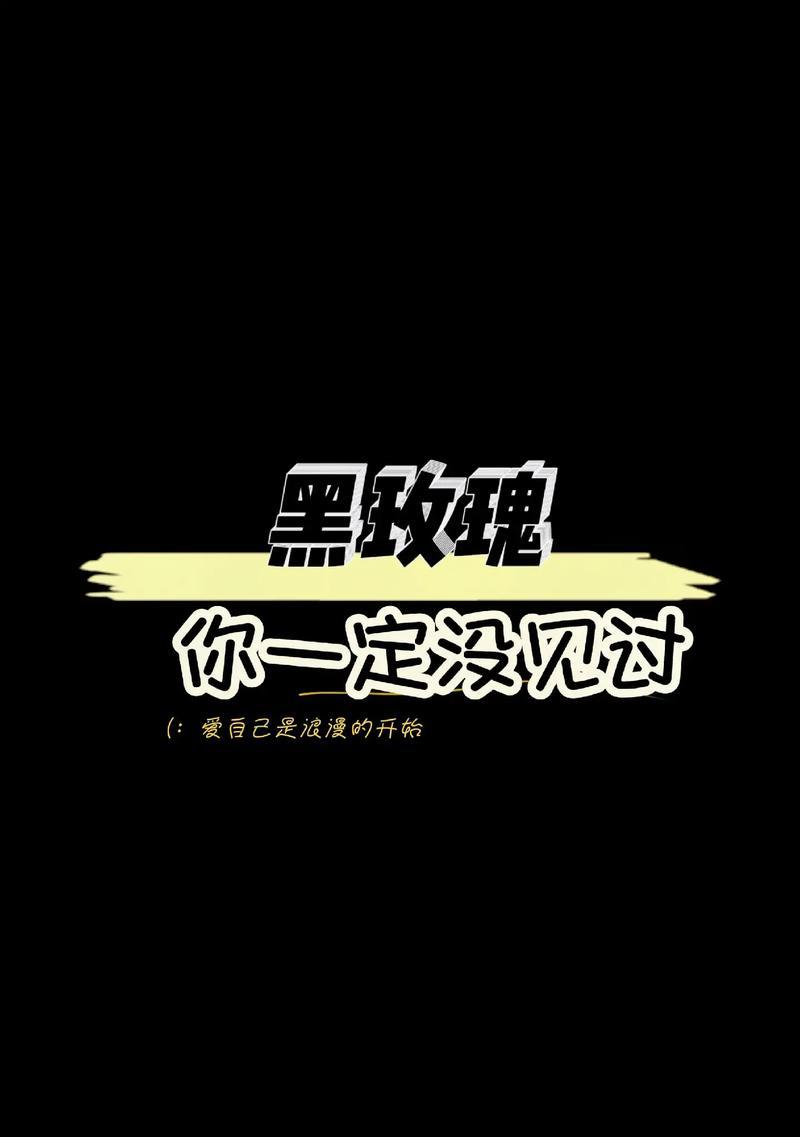 手握黑玫瑰的含义是什么？图片能否提供更清晰的解释？