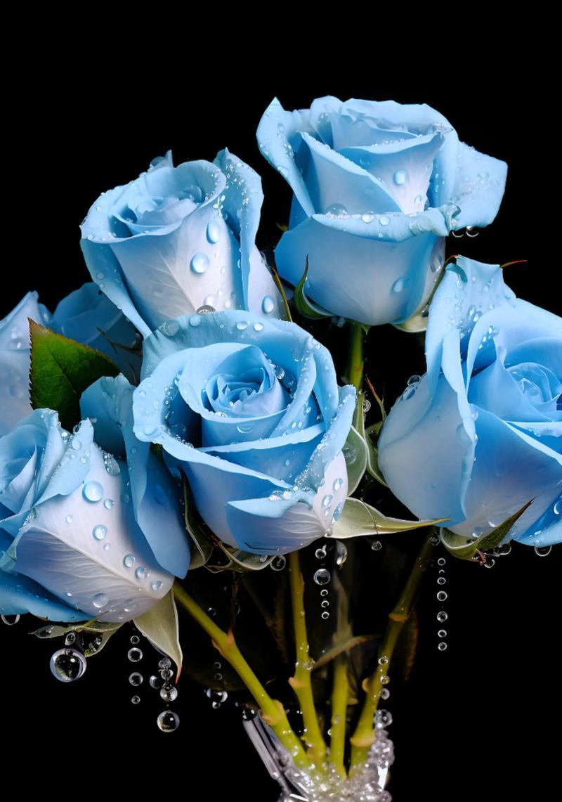 蓝玫瑰的花语是什么？它在爱情中象征着什么？