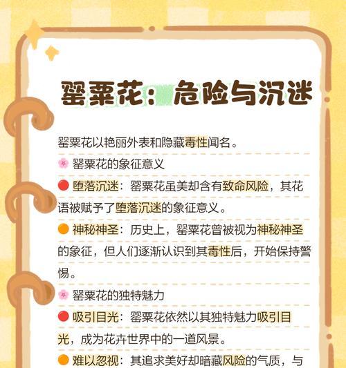不重花的花语是什么意思？它在花语中扮演什么角色？