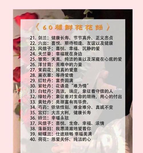 花语鲜花的花语是什么？如何根据场合选择合适的鲜花？