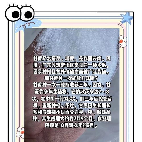 为什么河南不播种甘蔗？