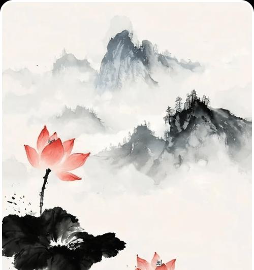水墨画中生花象征什么？如何理解其深层含义？