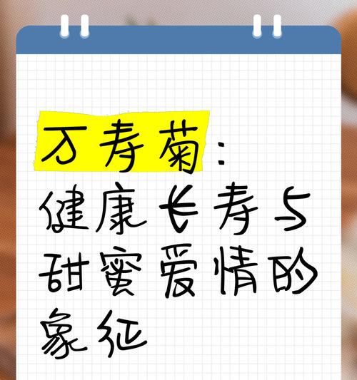 菊花代表长寿吗？菊花的长寿花意义是什么？