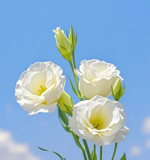 哪种白色花寓意着深厚的友谊？它们在花语中有何含义？