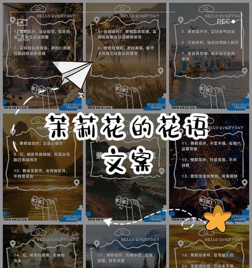 彩色茉莉花的花语是什么？