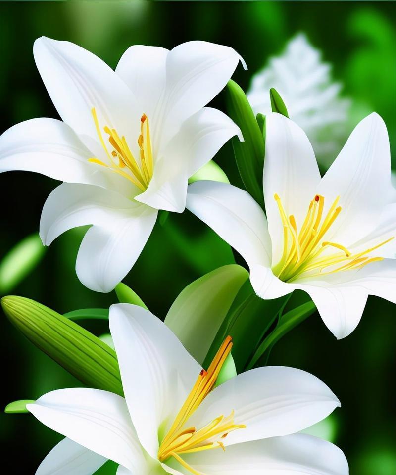 白百合花的意义与象征（以白百合花为代表的纯洁与优雅）